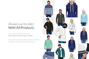 HOODIE & FLEECE BUNDLE 25xMock-ups, a Books & Magazine Mockup by Apparel_Mockups (Thumbnail 25 of 28)