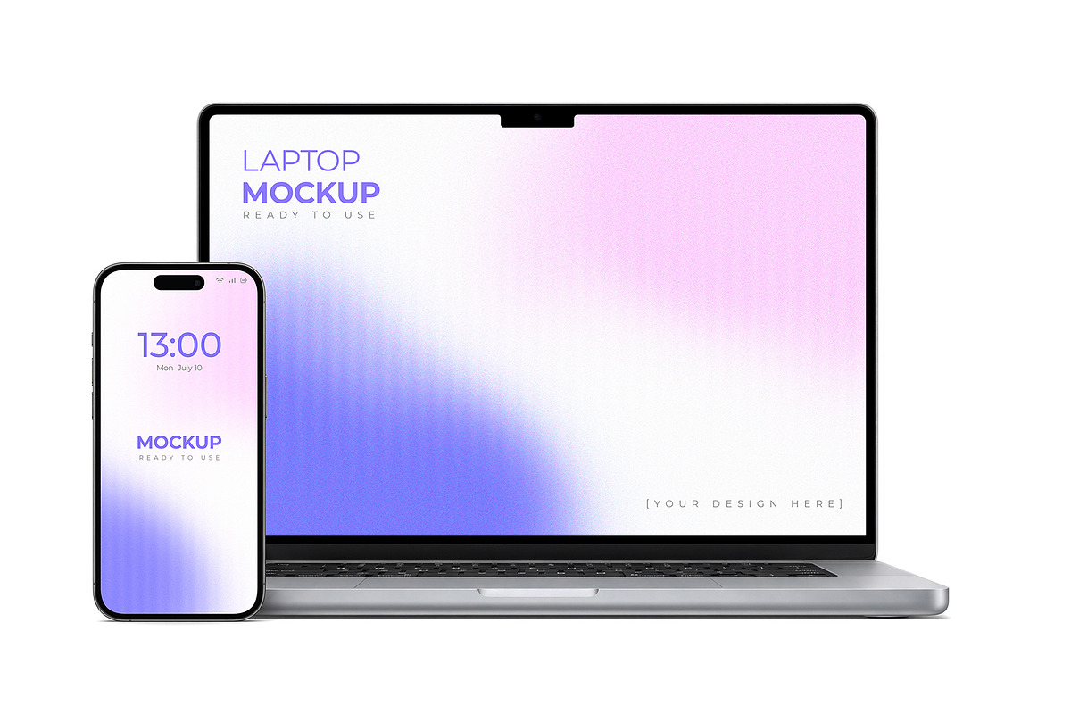 Laptop Macbook Screen Mockup Bundle, a Mac Mockup by graphypix (Photo 9 of 14)