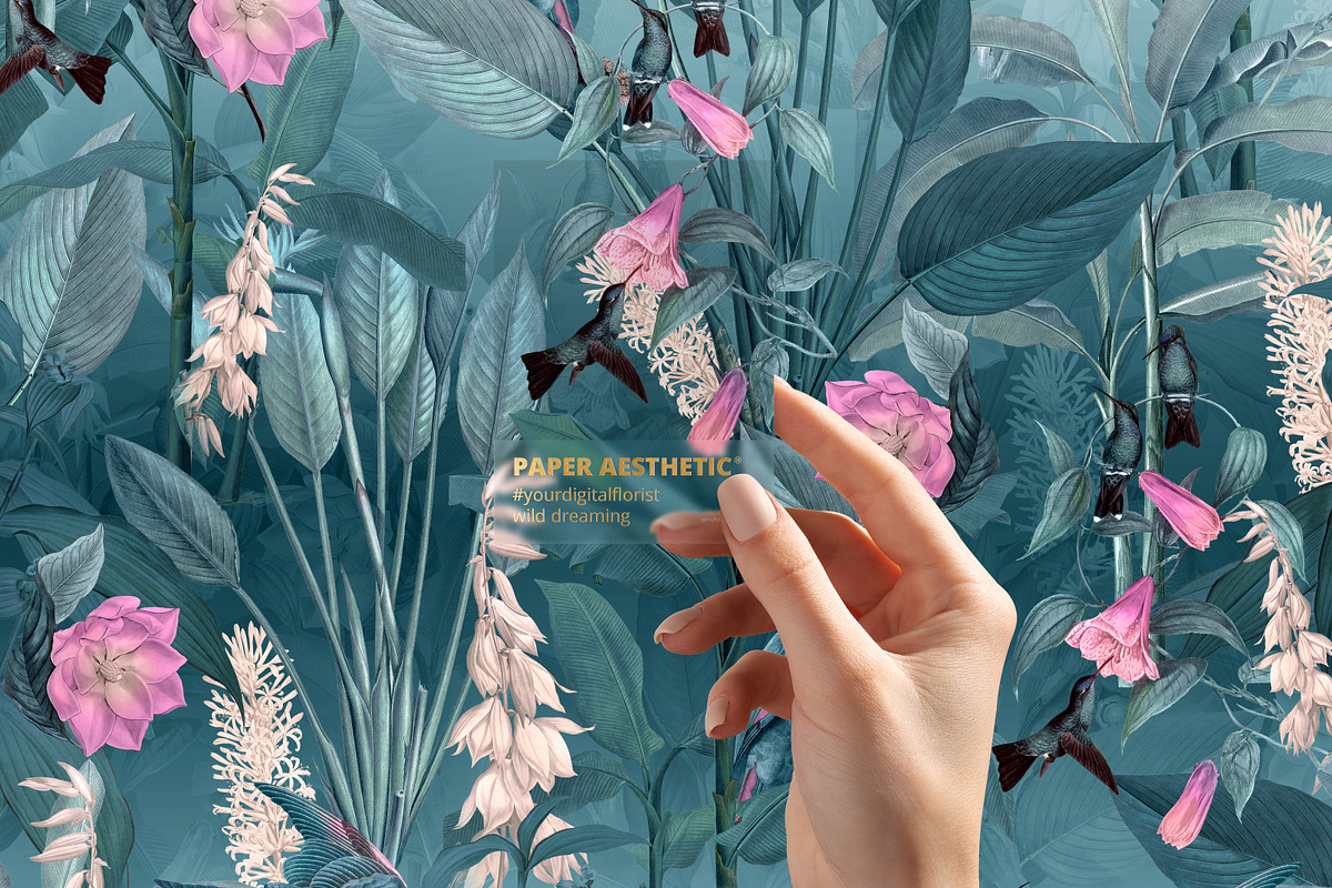 Tropical Mint Surface Pattern, a Pattern Graphic by paper aesthetic (Photo 7 of 9)