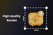 Finance 3D Icon Pack, an Object Graphic by Artnivora.Std (Thumbnail 3 of 4)