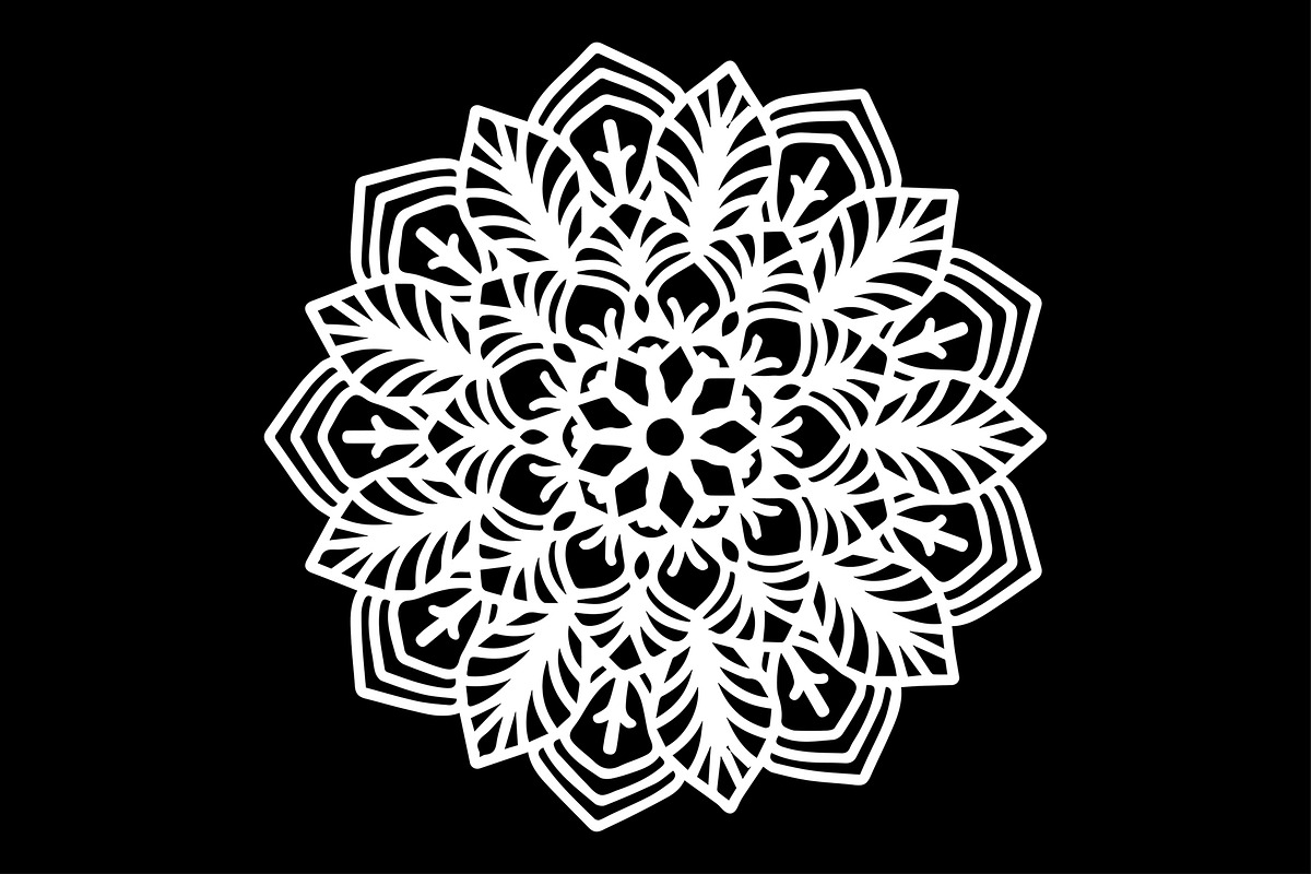 100 Mandalas Vector Set, an Outline Icon by Noree (Photo 3 of 3)