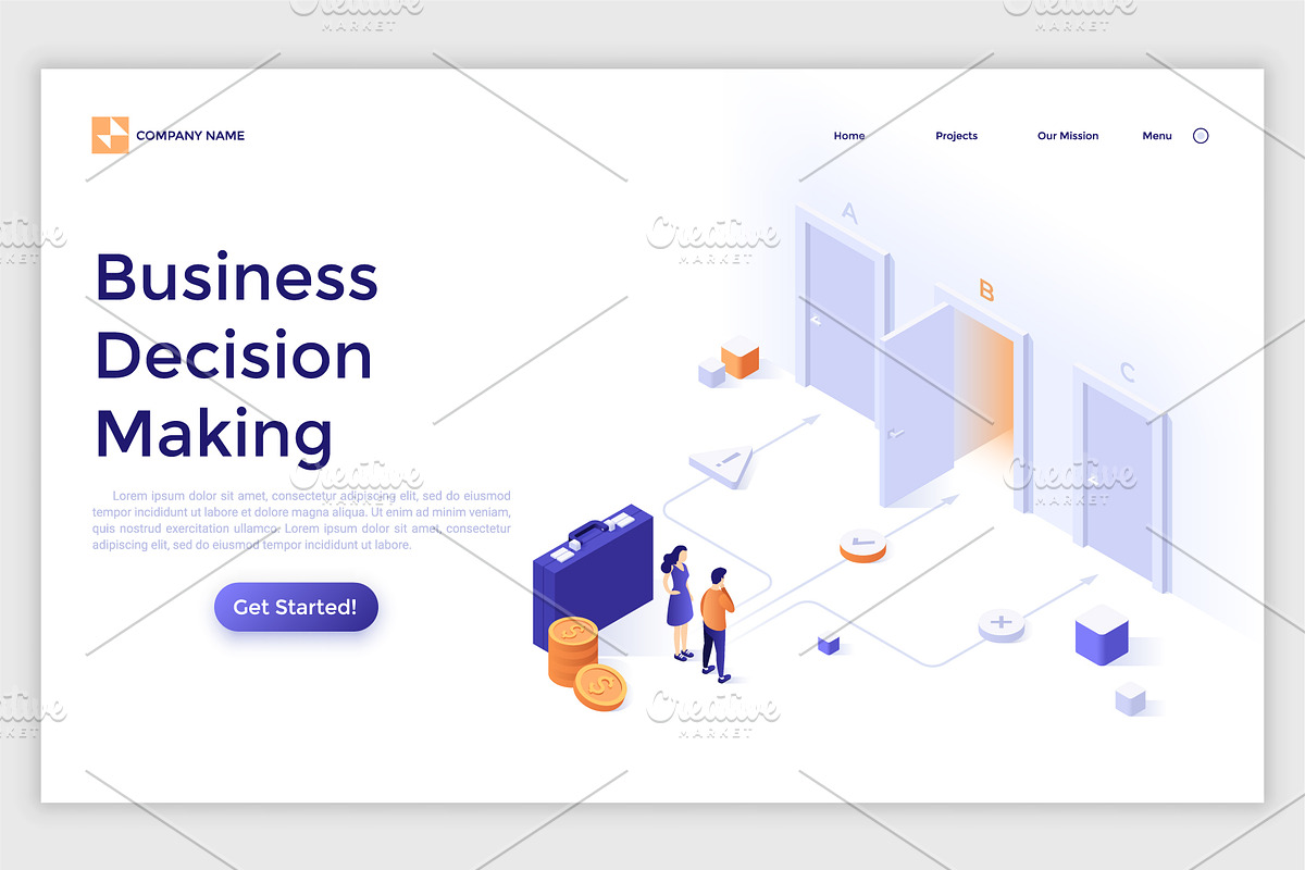 Isometric Solutions Mini. Part 16, a Templates & Theme by Andrew Kras Design (Photo 8 of 18)