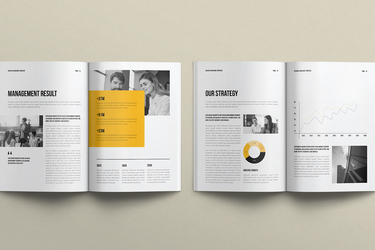 Business Brochure Template, a Brochure Template by E-Type (Photo 5 of 7)