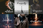 The Bohemian 2 Signature Font UPDATE, a Font by alphArtype (Thumbnail 2 of 10)