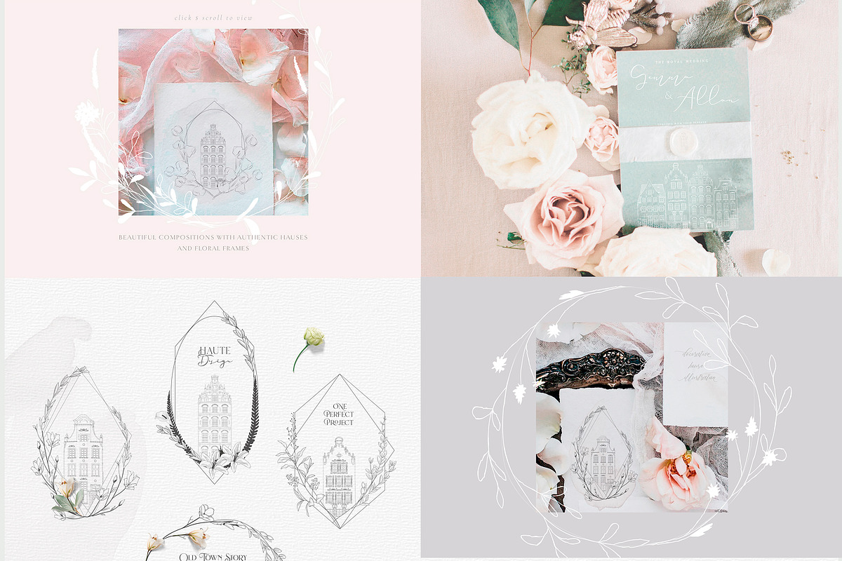 SALE Line Art Floral Graphic Bundle, a Graphic by Olya Creative (Photo 6 of 23)