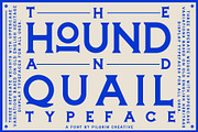The Hound & Quail, a Serif Font by PLGRM (Thumbnail 1 of 4)
