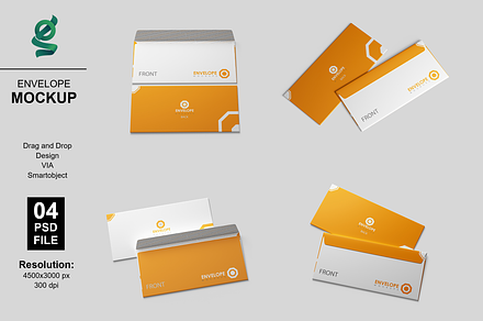 ENVELOPE MOCKUPS, a Books & Magazine Mockup by groens