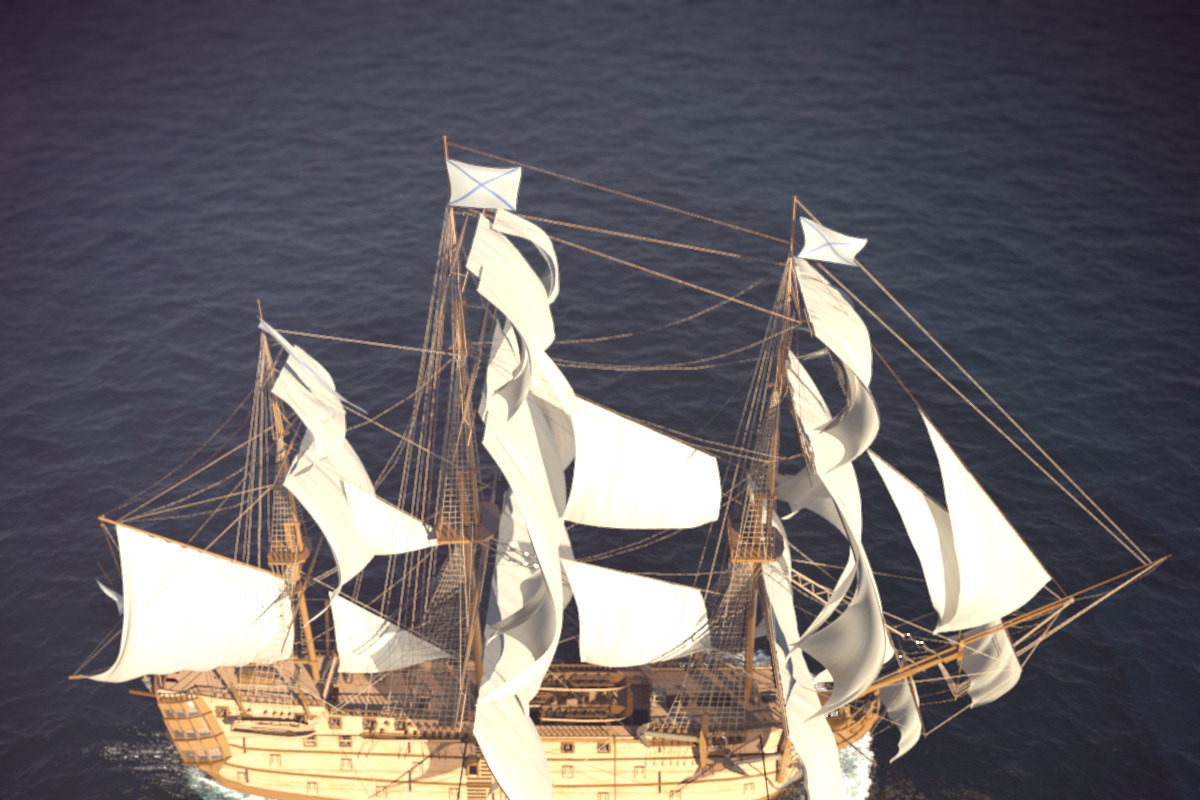 Ship Animated Sail, a Cars & Vehicle 3D Model by konstantin.ermolaev (Photo 2 of 8)