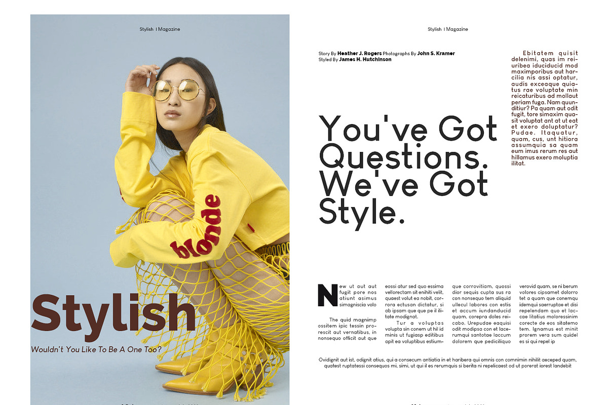 The Best Magazine Layout Design, a Magazine Template by Swayang (Photo 5 of 14)