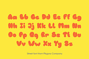 PGR Orange Street - Bubble Font, a Handwritten Font by Pikgura (Thumbnail 2 of 6)