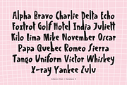 INFANTIL | Cute hand drawn font, a Font by Fontstein (Thumbnail 5 of 10)