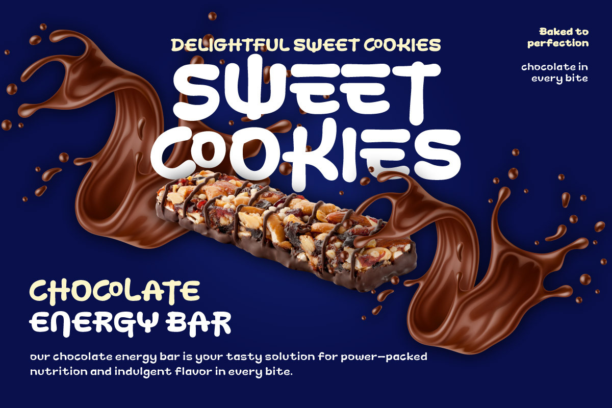 Xenack Angeth - Display Food Font, a Handwritten Font by productype1 (Photo 3 of 10)