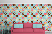 Cute donuts with colorful glazing, a Background Graphic by martynmarin (Thumbnail 9 of 11)