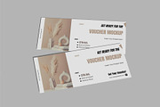 Gift Voucher Mockup, a Print Template by lamorastudio (Thumbnail 5 of 11)