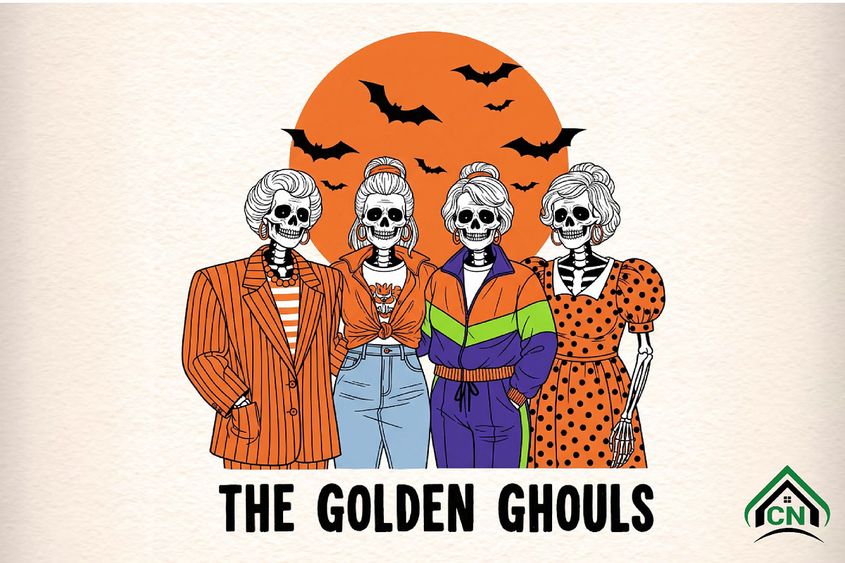 The Golden Ghouls PNG, an Illustration by Craft Nest (Photo 1 of 6)