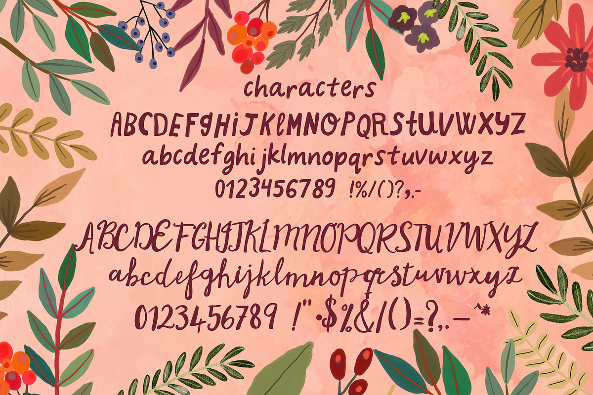 Pumpkin Pie Font Duo, a Handwritten Font by Lemon Pie Studio (Photo 12 of 12)