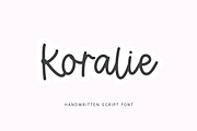 Koralie | Modern Script Font, a Script Font by KA Designs (Thumbnail 1 of 9)