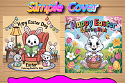 Happy Easter Coloring Book for Kids, an Animal Illustration by Design Home (Thumbnail 3 of 5)