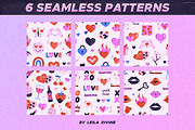 Love in Squares Clipart Collection, a Graphic by Leila Divine (Thumbnail 8 of 14)
