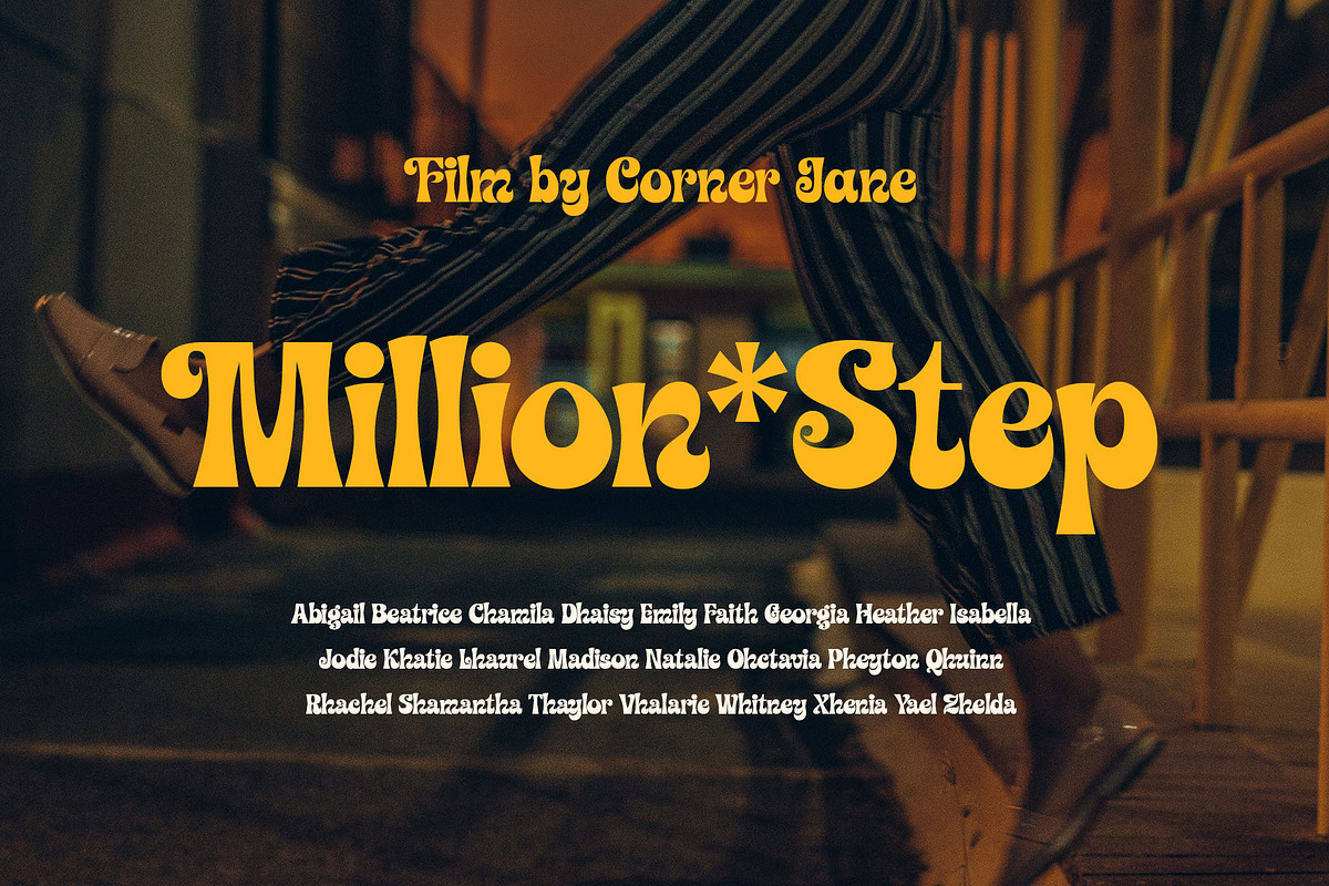 Molger Retro Display Font, a Serif Font by RantautypeStudio (Photo 16 of 17)