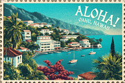 Shaka Sunset - 1950's Hawaiian Type, a Serif Font by HipFonts (Thumbnail 7 of 9)
