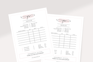 Pink Professional Invoice Template