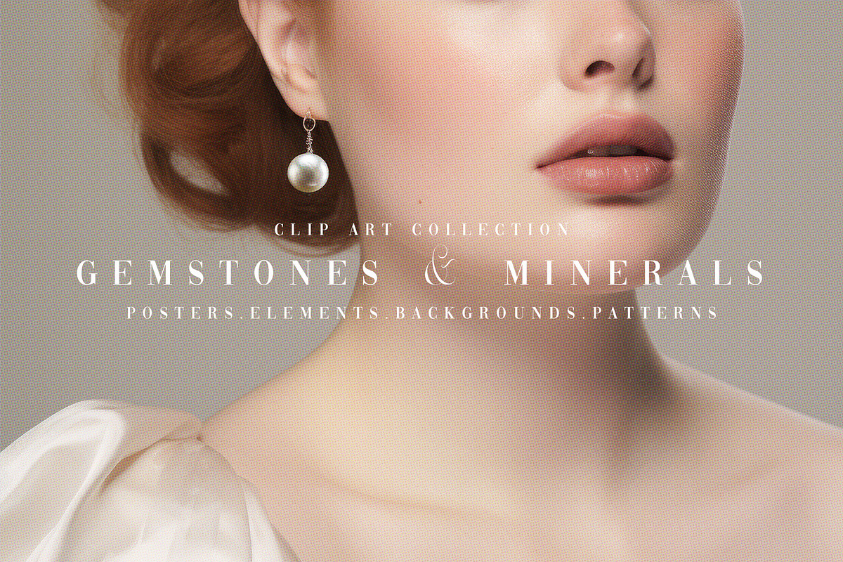 Minerals & Gemstones Collage Kit, an Object Graphic by Kaleriia (Photo 10 of 10)