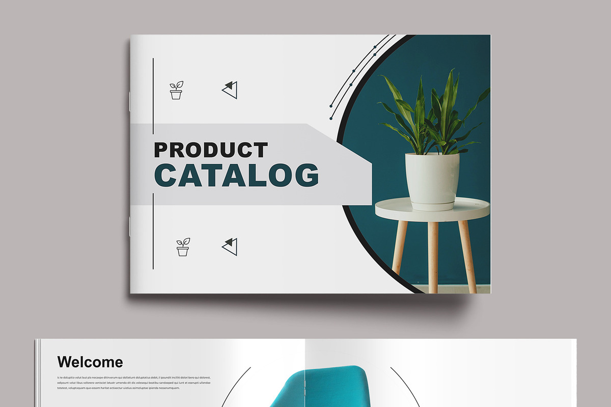 Landscape Product Catalog Template, a Brochure Template by MightyDesign (Photo 2 of 9)