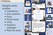 440 Canva Blue Business Corporate, a Social Media Template by Emerald Eyes Design (Thumbnail 4 of 12)