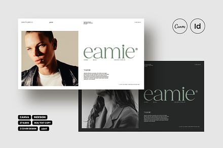 Eamie Brand Guideline, a Presentation Template by GoldenPixelStudio