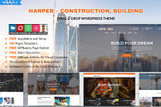Harper – Construction & Business, a WordPress Template by Cherry Wordpress Theme (Thumbnail 1 of 9)