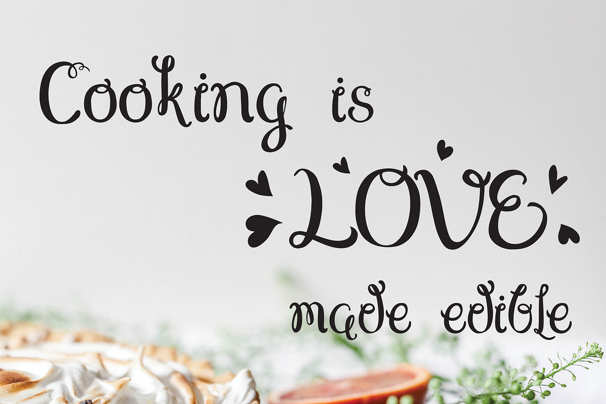 Sugar Frosting Font Trio preview 8