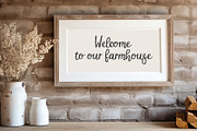 Summer Cottage Farmhouse Font, a Script Font by BarcelonaShop (Thumbnail 22 of 22)