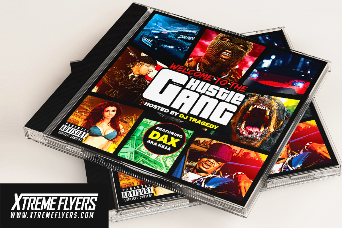 GTA Mixtape Cover Template, a Templates & Theme by XtremeFlyers