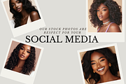 Melanin Beauty Models Stock Images, a Beauty & Fashion Photo by MarkoPresets (Thumbnail 2 of 10)