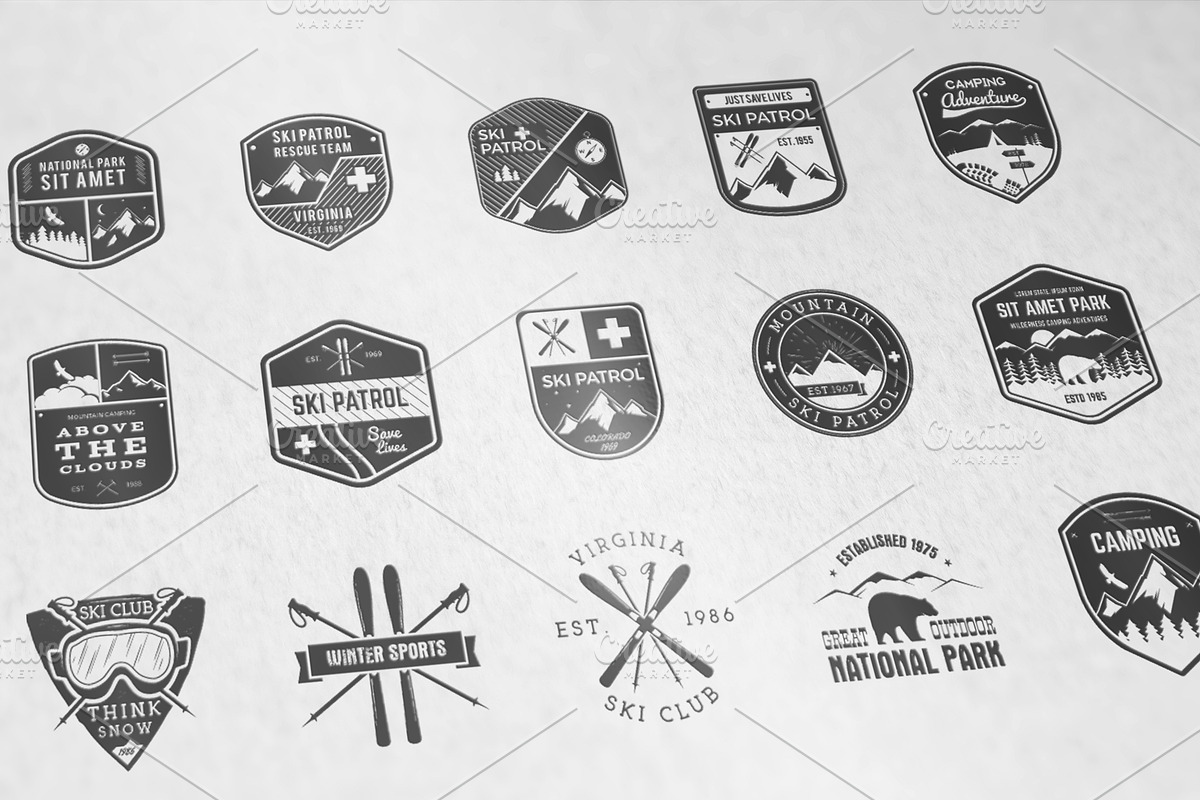 70% OFF Adventure Graphics Pack, a Branding & Logo Template by JeksonGraphics (Photo 13 of 16)