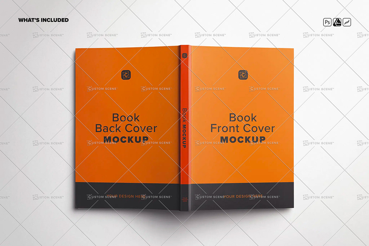 Paperback Book Mockup Lay Flat, a Books & Magazine Mockup by Custom Scene (Photo 8 of 8)