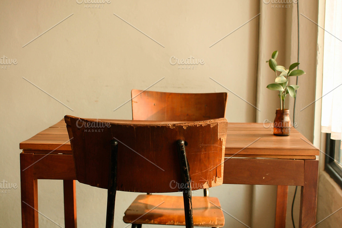 Minimal style cafe restaurant featuring cafe, interior, and table, a Business Photo by mutita.narkmuang (Photo 2 of 2)