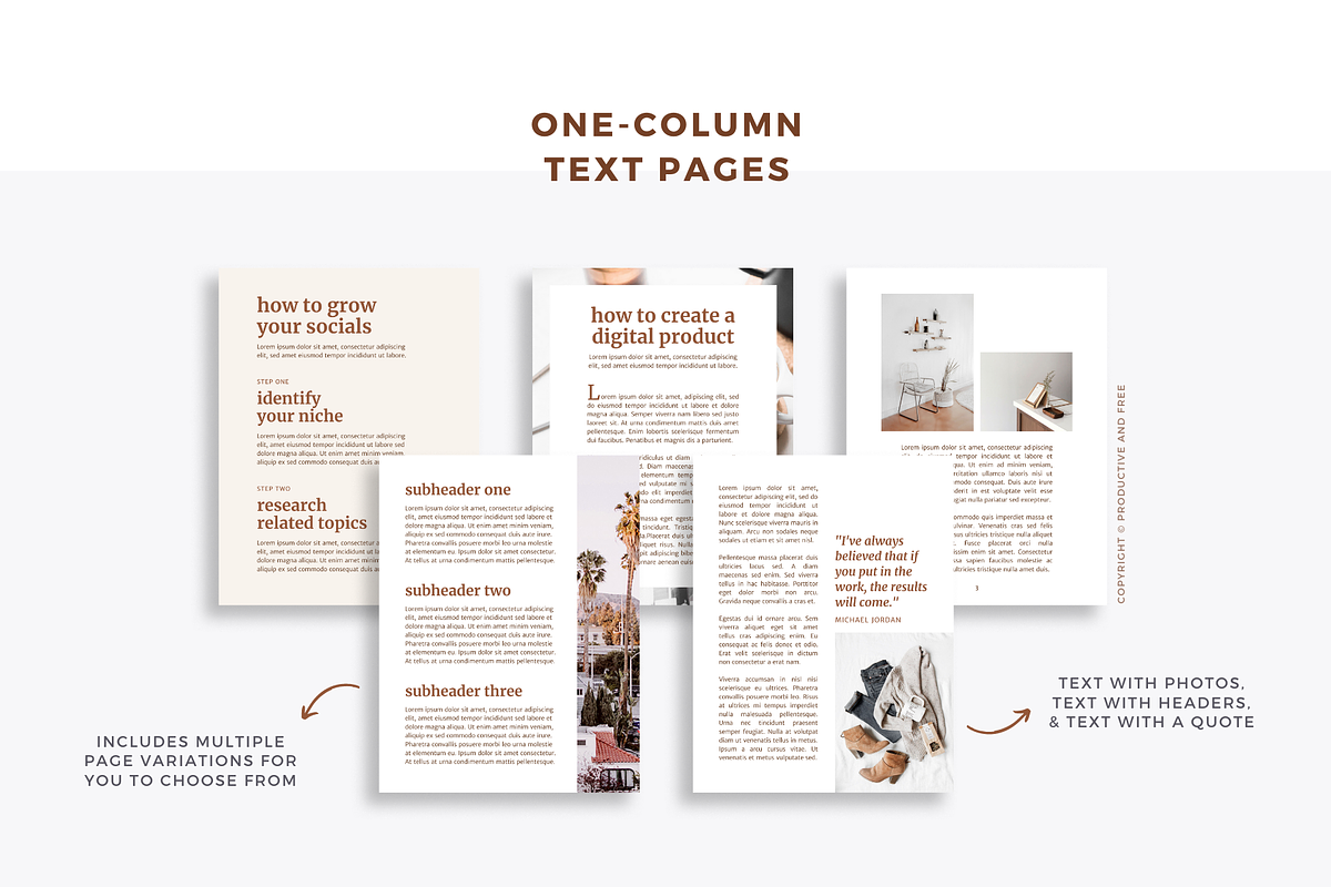 Canva E-book Template | 80+ Pages, a Magazine Template by ProductiveandFree (Photo 8 of 23)