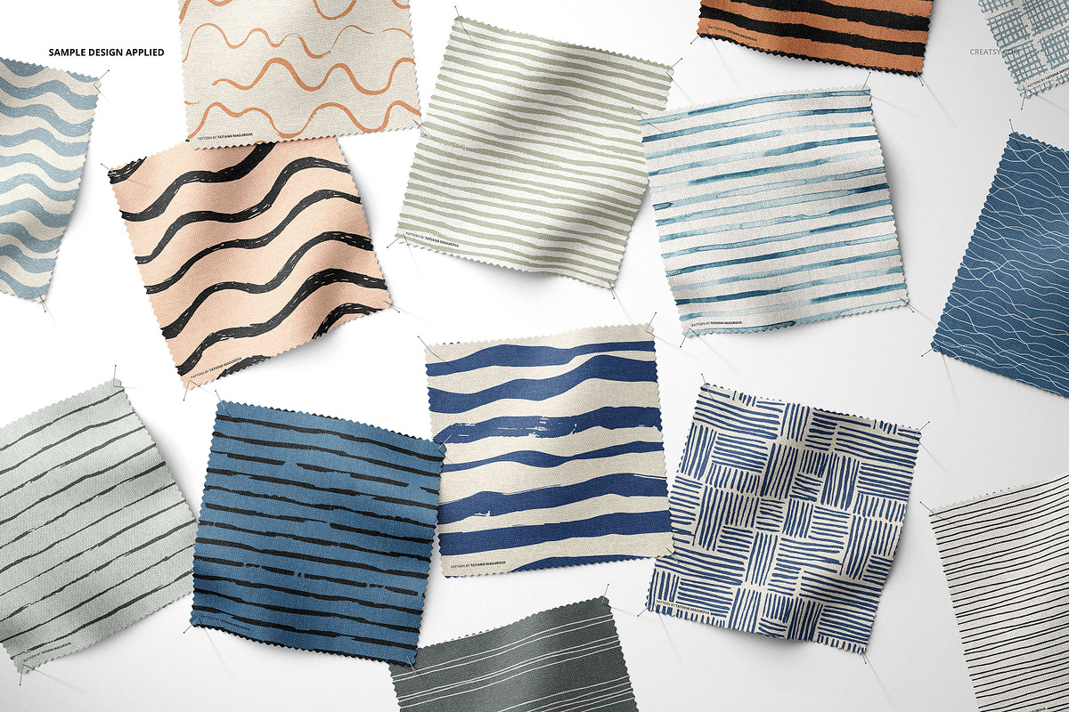 Fabric Swatches Mockup Set 2, a Product Mockup by creatsy5 (Photo 12 of 15)