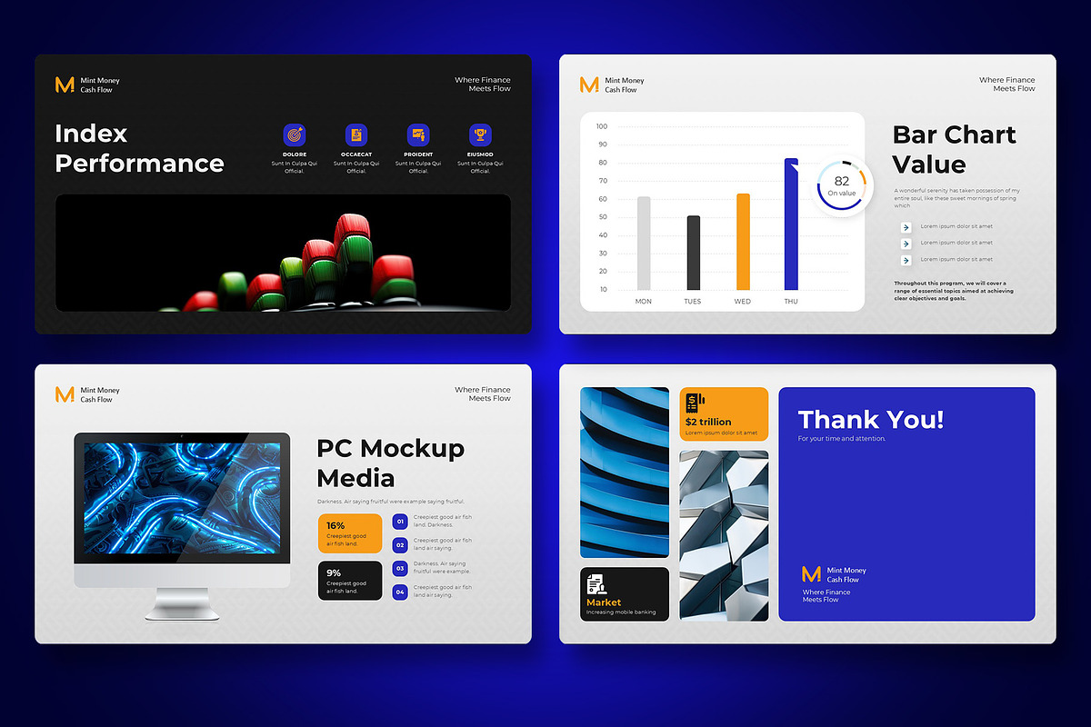 Mintflow Finance Powerpoint Template preview 5