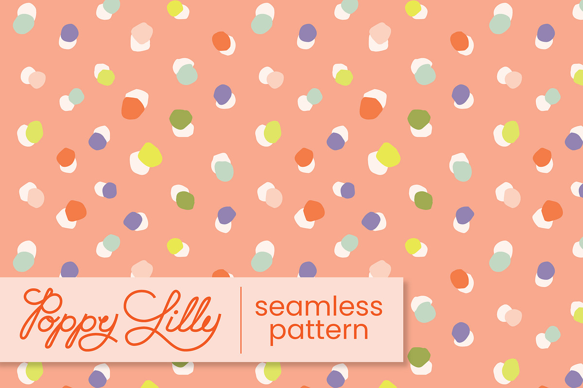 Double Dotty Confetti Pattern, a Pattern Graphic by Poppy Lilly