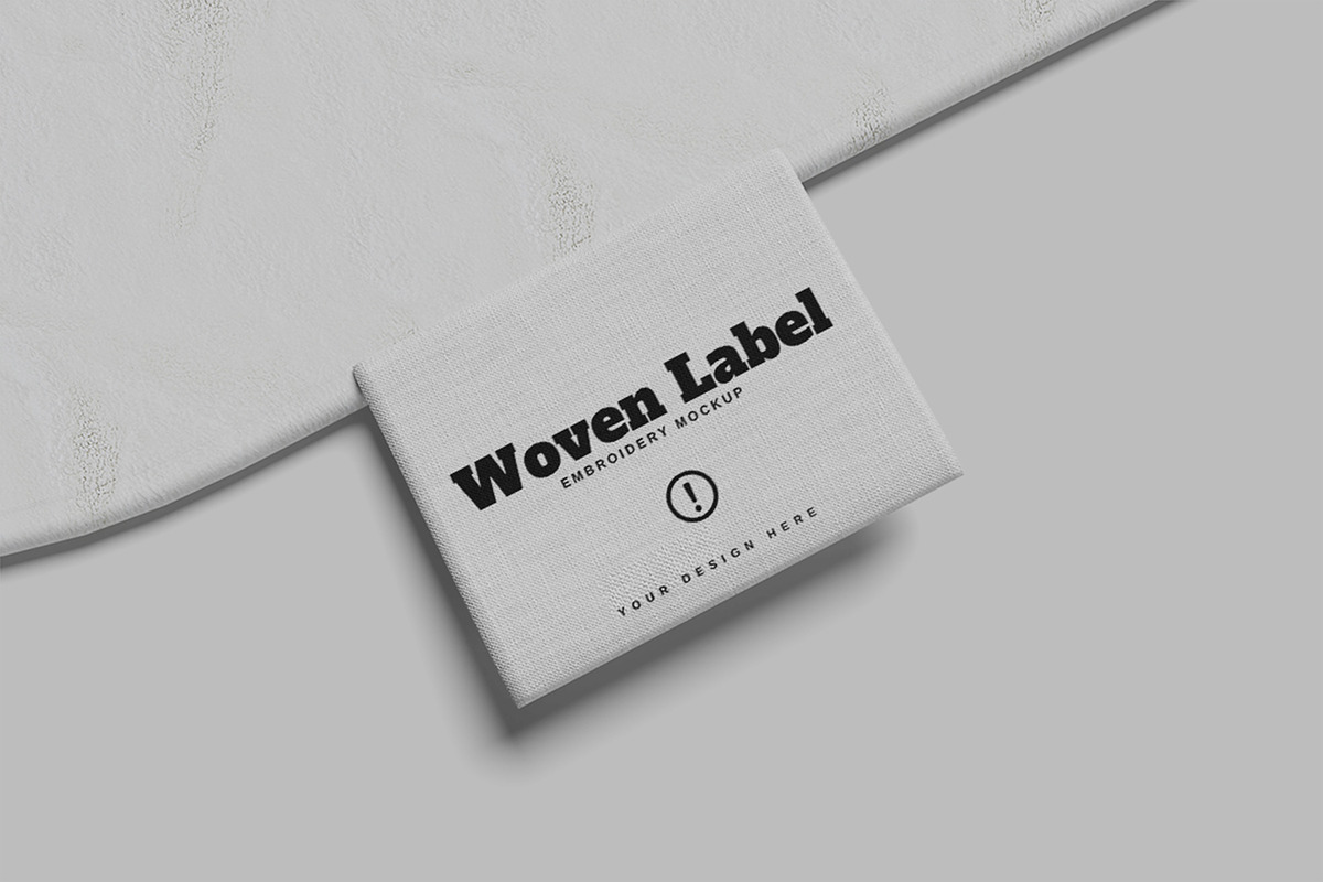 Woven Label Mockup, an Advertising Mockup by Twins_studio926 (Photo 2 of 5)
