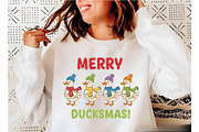 Christmas Ducks Png, Merry Ducksmas, an Illustration by Designking (Thumbnail 6 of 6)