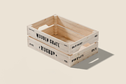 Wooded Crate Mockup, a Packaging Mockup by DSNA Mockup (Thumbnail 2 of 5)