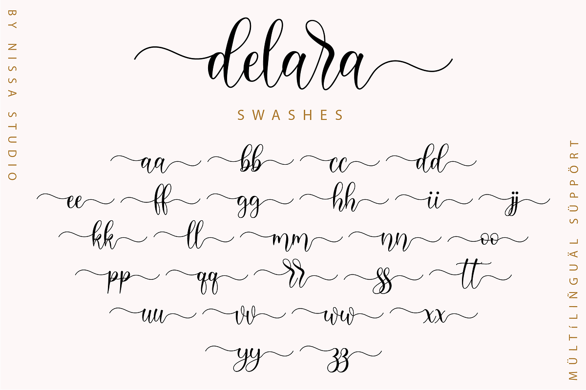Delara Script, a Script Font by Nissa Studio (Photo 12 of 12)