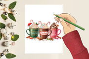 Let It Snow Christmas Coffee Png, an Illustration by designcity5 (Thumbnail 3 of 8)