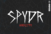 SPYDR: Hand-drawn Display font, a Handwritten Font by ANDR35 (Thumbnail 1 of 7)
