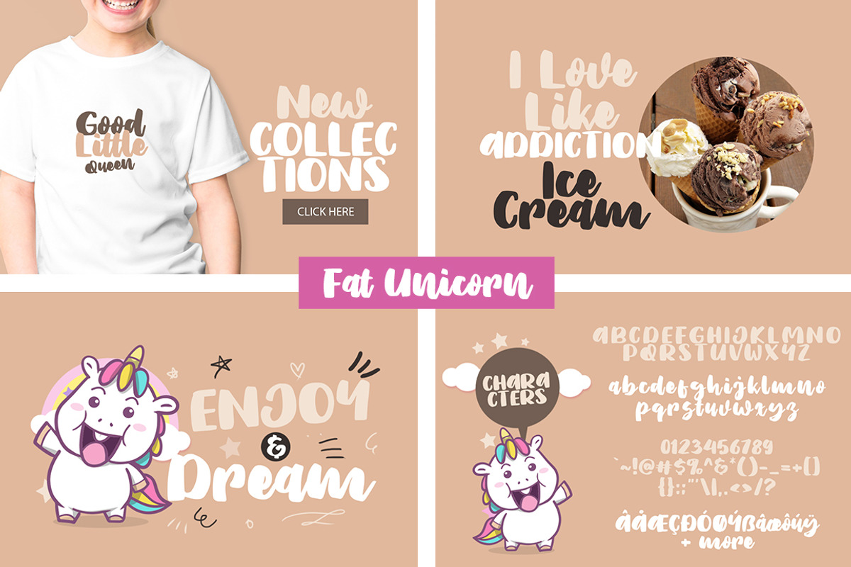 The Unicorn Dream Font Bundles preview 7