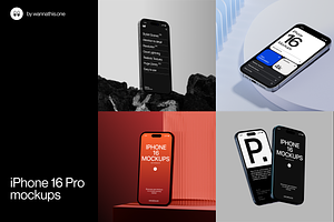 iPhone 16 Pro mockups, an iPhone Mockup by Wannathis.one